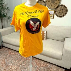 Yellow christian shirt!!